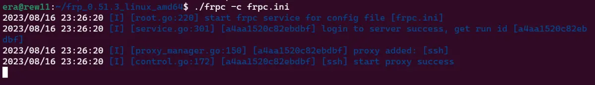 启动成功提示(内容和路径和行文不同)